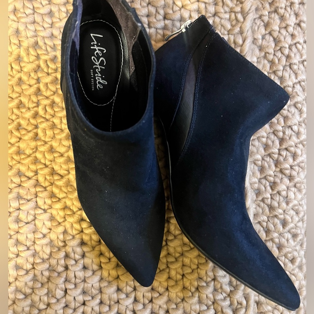 NEW Life Stride Black Ankl Boots